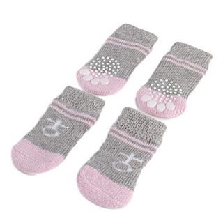 EUR € 2.93   roze gestreepte antislip sokken voor honden (s l