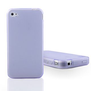 USD $ 3.79   Fluorescent Silicone Case for iphone 4 Purple,