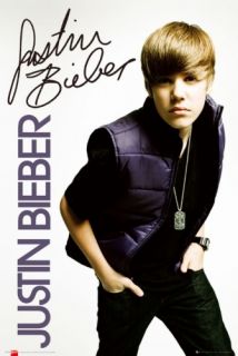 Justin Bieber Personality Poster White Background