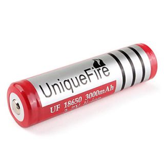 EUR € 4.96   uniquefire protegida 18650 3.7V Li ion recargable (rojo