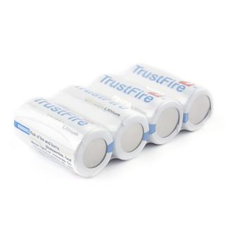EUR € 4.50   TrustFire CR123A li ion bateria cinza (4 pack), Frete