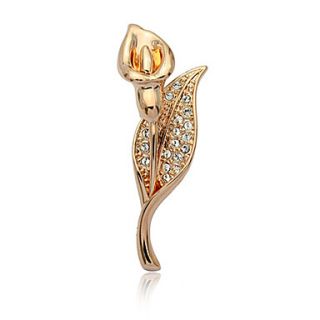 EUR € 5.97   Broche cristal autrichien tulipe, livraison gratuite