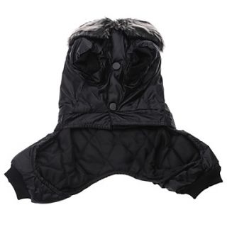 USD $ 18.09   Gothic Beam Waist Style Leather Coat for Dogs (Black,XS