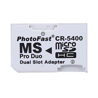 EUR € 2.47   dobbelt microSD / hc til MS PRO Duo hukommelseskort