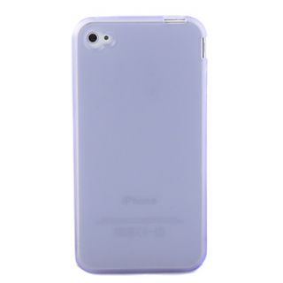 USD $ 3.79   Fluorescent Silicone Case for iphone 4 Purple,