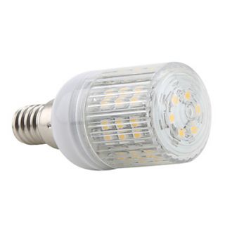 USD $ 5.19   E14 3528 SMD 48 LED 150Lm Warm White Light Bulb (3W, 230V