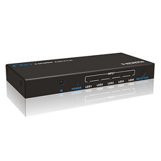 USD $ 43.79   5 HDMI Port Switch Box with Remote Control,