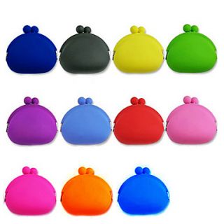 USD $ 4.29   Lovely Silicone Mini Coin Purse (Assorted Colors),