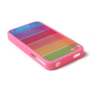 EUR € 5.33   Schutz Regenbogen Hartschalenetui für iPhone 4G (rosa