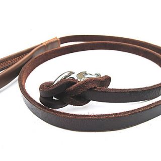 Leather Dog Leash (120 x 1.4cm, Brown), Gadgets