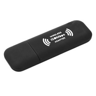 EUR € 10.57   adattatore usb wireless (802.11n, 150Mbps, nero