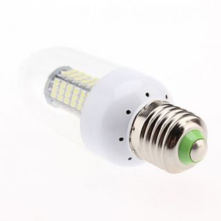 E27 7W 120x3528 SMD 580 630LM 5500 6500K Natural White Light LED kaars