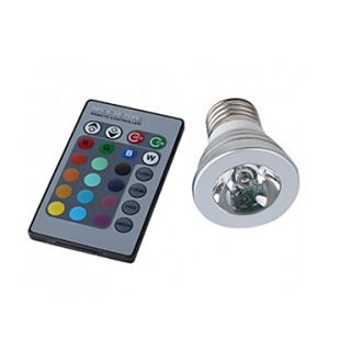 EUR € 12.41   E27 3W RGB valo kauko ohjattavia LED Spot lamppu (110