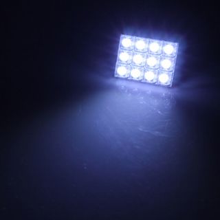BA9S/Festoon/T10 4W 12 LED 320 350LM White Light Lâmpada LED para