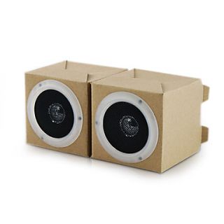 USD $ 9.99   Green Speaker Set With Box Desktop Stereo Speakers [CVPV