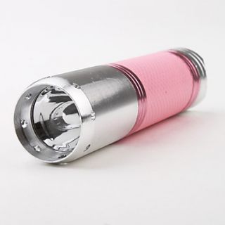 USD $ 5.49   Grid Pattern LED Single Mode Flashlight (0.7W, Pink