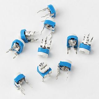 USD $ 1.19   201 Adjustable Resistor (200 Ohm, 10 Pieces a Pack),