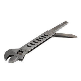 USD $ 9.99   Stainless Steel Multifunction Pocket Wrench Toolkit with