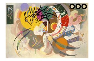 Wassily Kandinsky Art Poster Dominant Curve