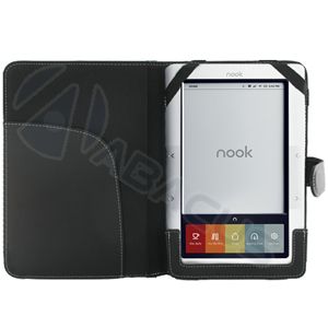Barnes Noble Nook 1st Edition Reader Carry Case Folding Cover Black PU