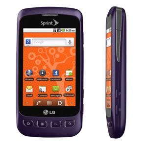 Kajeet Android Cell Phone for Kids LG Optimus Purple