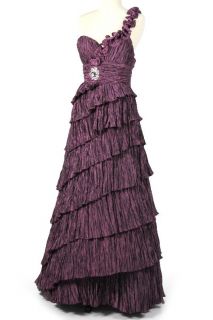 New Nika Niki Kapoor Womens Beautifully Ruched Formal Gown in
