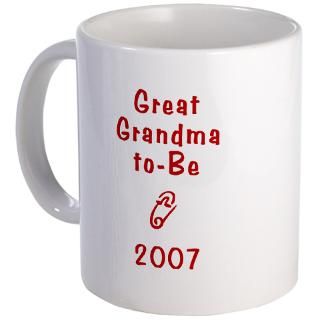 great grandma to be 2007 mug