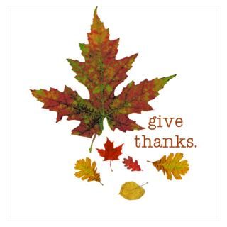Wall Art  Posters  Pretty Thanksgiving Poster