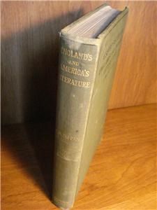 1906 Short History of Englands Americas Literature