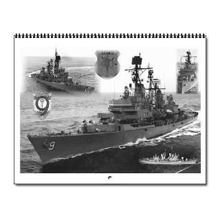 Amphibious assault ship USS Nassau and guided miss Poster