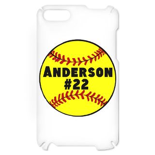 Baseball Gifts  Baseball iPod touch cases  Personalized Softball
