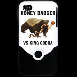 Animals Gifts  Animals iPhone Cases  Honey badger and King Cobra