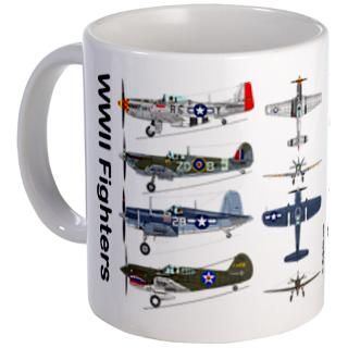 51 Mustang, Corsair, Spitfire, & P 40 Mug