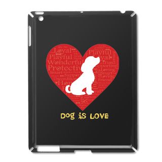 Animal Gifts  Animal IPad Cases  Dog is Love iPad2 Case