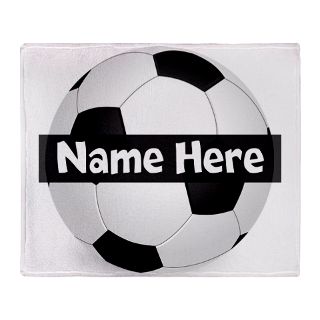 Soccer Fleece Blankets  Soccer Throw Blankets