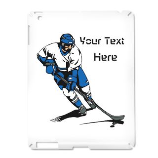 Blue Gifts  Blue IPad Cases  Icy Hockey. With Your Text. iPad2