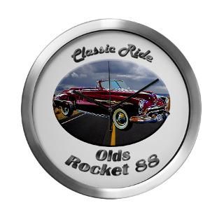 Oldsmobile Rocket 88 Wall Clock by hotcarshirts3