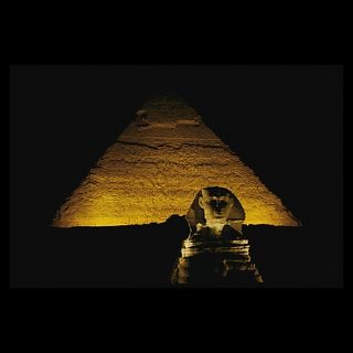 Great Sphinx, Chephren Pyramid, Pyramids Of Giza,  National