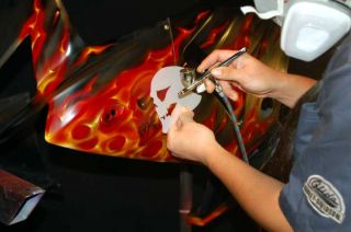 Live Fire True Realistic Flames Airbrush Paint Kit Auto