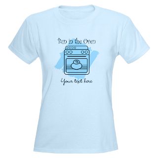 Baby Gifts  Baby T shirts  Bun in the Oven (blue) T Shirt