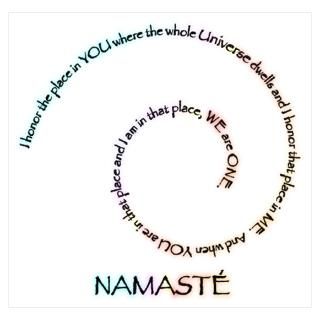 Wall Art  Posters  Meaning of Namaste Wall Art