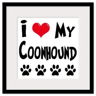 Treeing Walker Coonhound Framed Prints  Treeing Walker Coonhound