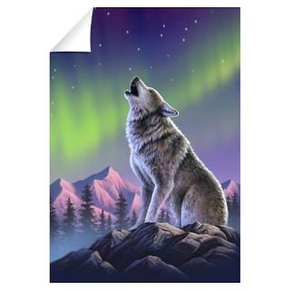 Wall Art  Wall Decals  Howling Wolf 2 Wall Decal