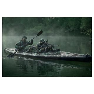 Wall Art  Posters  Navy SEALs navigate the waters