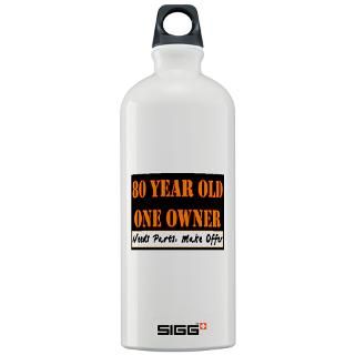 Happy 80Th Birthday Water Bottles  Custom Happy 80Th Birthday SIGGs