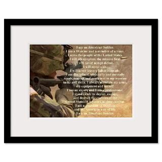 Soldiers Creed Framed Prints  Soldiers Creed Framed Posters