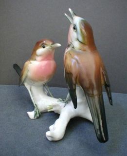 Vintage Karl Ens Porcelain Bird Figure Dartford Warbler