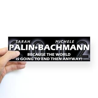 Stickers  Palin Bachmann 2012 Sticker (Bumper