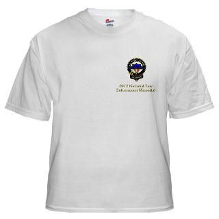 2012 Natl Law Enforcement w/Blue Stripe Logo T Shirt