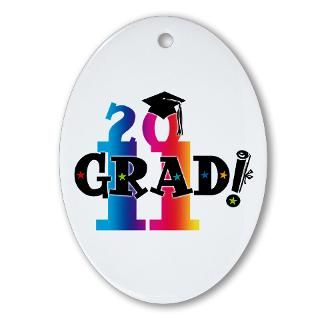 2011 Gifts  2011 Home Decor  Star Grad 2011 Ornament (Oval)